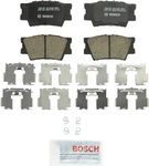 Bosch BC1212 QuietCast Premium Ceramic Disc Brake Pad Set For: Lexus ES300h, ES350, HS250h; Pontiac Vibe; Toyota Avalon, Camry, Matrix, RAV4, Rear