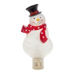 Creative Hobbies Friendly Snowman Holiday Decor Night Light - Includes 5W C7 and Rotational Socket with On/Off Switch