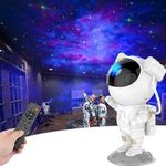 MAMAMORO Astronaut Galaxy Projector 360°, Galaxy Lamp Light with Remote Control Spaceman Night Light, Space Projector, Nebula Night Light, Bedroom, Home (Corded Electric)