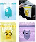 whatUneed 45PCS Car Garbage Bag, Disposable Auto Trash Bags for Litter, Large Capacity Leak-Proof Portable Convenient Bin for Car, Office and Home