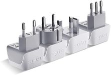 Ceptics European Plug Adapter 4 Pac