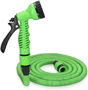 Navaris Tubo Estensibile da Giardino - 10-30m Pistola 7 funzioni getti - Triplo Strato Ultra Resistente Raggi UV 0°C per irrigazione Giardino