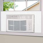 BJADE'S Window Air Conditioner Side Insulated Foam Panel, One-Piece Full Surround Insulation Panels Window Seal Kit, Summer and Winter Heat and Draft Insulating