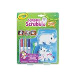 Crayola 45284 Scribble Scrubbie Safari Animals, Rhino and Hippo, Holiday Toys, 2 Count, Age 3, 4, 5, 6