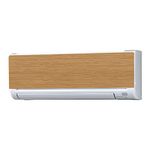 VVWV® Wooden Texture AC Sticker for Home Bedroom Stylish Air Conditioner Multicolor Decor Stickers (L x H 100 x 30 Cms)