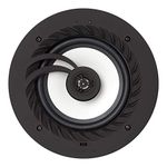 Lithe Audio IP44 All-in-One Bluetooth Ceiling Speaker (03210), 50W RMS Class D Amplifier Built-In, Voice Control, Single Room Solution Perfect for Bathrooms, Bedrooms & Kitchens