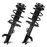 Front Complete Strut Shock Absorbers Assemblies with Coil Spring 1333375L 1333375R Compatible with Toyota Camry Se 2012 2013 2014 2015 2016 2017 (Set of 2)