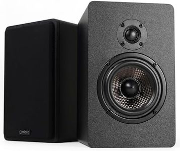 Micca MB42X G2 Passive Bookshelf Speakers for Home Theater Surround Sound, Stereo, and Passive Near Field Monitor, 2-Way (Black, Pair)