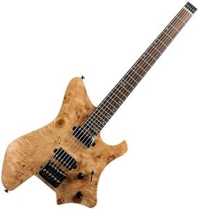 EART E-Gitarre 6 String Kopflose Gitarre volle Größe H-H Abholungen, Harter Schwanz Hochwertige Elektrogitarre für Anfänger Rechtshänder Solid Body Gitarre