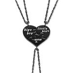 2PCS Split Heart Matching Necklace 