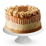 Patisserie Valerie Lotus Biscoff Cake 6" - Fresh Cakes for Delivery - Vegan Birthday Cake -Plant-Based Celebration Cake - Handmade in the UK - Serves 12