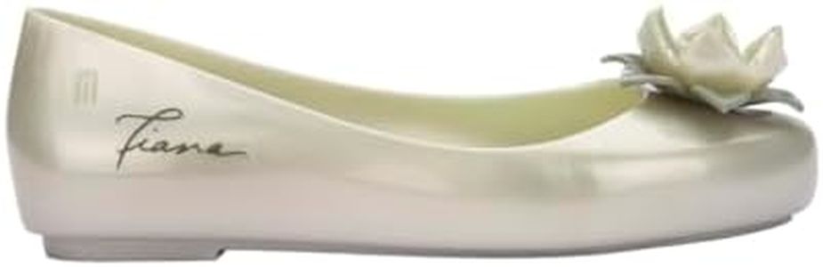 mini melissa Sweet Love + Disney Princess Ballet Flats for Kids, Princes and The Frog, 3