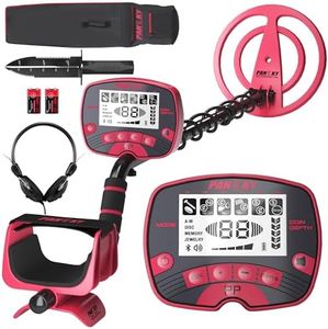 PANCKY Metal Detectors, Adults Metal Detector with LCD Display, 5 Modes, Advanced DSP Chip 10" Coil
