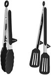 Hongtellor Kitchen Tongs-2 Pack Kit