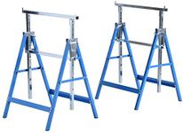 HOMCOM Set of 2 Adjustable Telescop