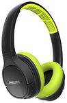 Philips Audio ActionFit SH402LF Wireless Bluetooth Headphones with Splash-Resistance and Cooling Earcups, Fits All