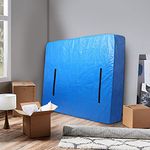 Twin Size Mattress Bag for Moving and Storage, Heavy Duty Reusable Mattress Storage Bag with Handles Great for Moving & Long Term Storage - 77" L X 42" W X 15" D (Blue)