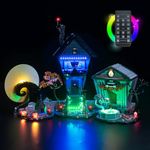 Remote Control Light Kit Compatible with Lego 21351 Tim Burton's The Nightmare Before Christmas (No Model), Led Light Set for Tim Burton's The Nightmare Creative Toys