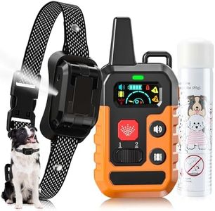 Citronella Training Collar for Dog Spray Dog Collar with Beep/Vibration/Spray 4 Mode & 6 Adjustable Sensitivities, IPX7 Waterproof Dog Collar for L/M/S Dogs
