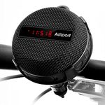 Adiport Bike Bluetooth Speaker,Riding Speed,Battery Power&Time Display,Portable Wireless Bicycle Speaker,Rich Bass&Loud Sound,11H Playtime,IP65 Waterproof&Shockproof for Outdoor Cycling Hiking