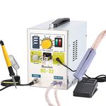 Hanchen Battery Spot Welder 3.2kw Pulse Spot Welding Machine with Soldering Iron 2 in1 for 18650 16430 22650 32650 Battery 220V New Version