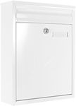 Rottner Mailbox Como, white, cylind