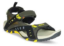 Sparx Men's Olive Yellow Outdoor Sandals-10 UK (SS0485G_OLYL0010)