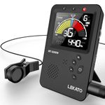 Metronome Tuner, Rechargeable 3 In 1 Digital Metronome Tuner Tone Generator for Guitar, Bass, Violin, Ukulele Chromatic Multifunction Tuner for All Instruments Metronome with Human Voice Beat