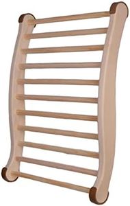STARTIST Sauna Backrest Sauna Accessories Ergonomic Lightweight Comfortable Anti Slip S Shaped Wood Curved Cushion for Traditional Sauna Steam Room