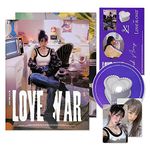 YENA - 1st Single Album [Love War] (Love Ver.) Photo Book + Sticker + Photo Card + CD-R + Folded Poster + 4 Extra Photocards