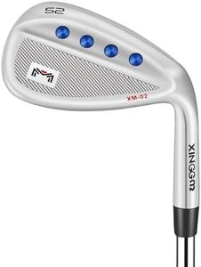 Forged Golf Wedge Set for Men or Individual 48/50/52/54/56/58/60 Degree Gap Wedge Sand Wedge for Men Right Hand,Milled Face for More Spin (Steel, Silver, 52 Degrees, Stiff, Right)