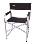 Earth Products Extra Heavy Duty Folding Short Directors Chair (17" SEAT Height) w/Extra Heavy-Duty, Steel Reinforced Frame, Foam Arm Rests for Comfort, 400LBS (MAX Load)