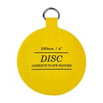 Disc Plate Hangers for Walls - Strong Invisible Plate Holder Self Adhesive Stick On Hooks Picture Hanging Wall Plate Holder - (100mm / 4") Plate Hanging Disk