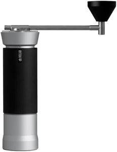 TIMEMORE X Millab M01 Manual Coffee Grinder with Stainless Steel Pineapple Burrs, External Adjustment, High-Performance, Silver