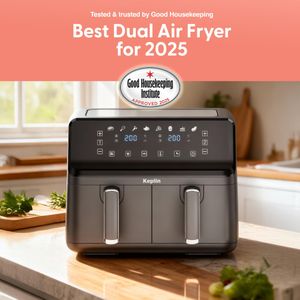 Keplin 9L Dual Zone Air Fryer – Large Capacity, Healthy Cooking