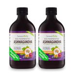 Ashwagandha KSM-66 Liquid Bio-Fermented with Turmeric, Probiotics & Digestive Enzymes for Mood & Gut Health - Natural Berry Passion Flavour