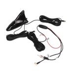 Car Radio AM FM , 12V Shark Fin Antenna GPS DAB FM High Sensitivity 5m Cable Length Universal Radio Aerial Antenna