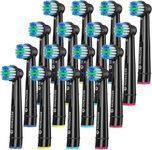 REDTRON Replacement Brush Heads Compatible with Oral B (16 Pcs), Professional Electric Toothbrush Heads Brush Heads for Precision Clean, Toothbrush Heads for Pro1000 Pro3000 Pro5000 Pro7000 and More