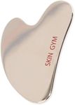 SKIN GYM Cryo Stainless Steel Sculpty Heart Gua Sha, Cooling Facial Massage Tool for Sculpting and Relaxation