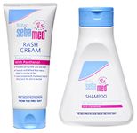SebaMed Baby Rash Cream, 100ml & Baby (Children) Shampoo 150ml Combo