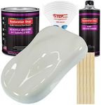 ARCTIC WHITE Acrylic Urethane Single Stage Car Auto Paint Complete Gallon Kit - Restoration Shop