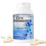 Cetyl Myristoleate for Humans 80 Veggie Capsules by Coreceuticals (Formally Response Products Cetyl M), Highest Concentration Made (40%) for Max Joint Relief, Glucosamine HCl, MSM & Hyaluronic Acid