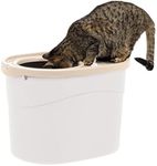 IRIS USA Cat Litter Box, Large Top 