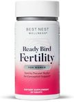 Ready. Set. Go! Fertility Support Prenatal Multivitamin for Women, Methylfolate (Folic Acid), Whole Food Herbal Fertility Blend, Immune Support, 30 Ct, Best Nest Wellness