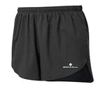 Ronhill, Men's Core Racer Short, Running, Black/Bright White, L