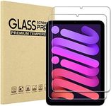 USTIYA 2x Glass for iPad Mini 6 2021 8.3" Screen protection Screen Protector Transparent Glass Tempered