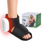 Heated Foot Massager for Pain and Circulation, 3 Massage Modes 4 Heat Levels, Cordless Portable Compression Boot Massage, Foot Care Gift for Dad Mom Men Women, Foot Warmer for Heel, Ankle, Muscle