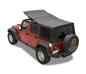 Bestop 7913735 Black Diamond Sailcloth Replace-A-Top For 2007-2009 Wrangler JK Unlimited