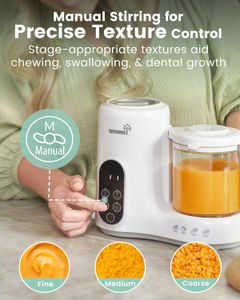 Grownsy Baby Food Maker – All-in-One Steamer and Blender