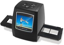 Mini Digital Film & Slide Scanner – Converts 35mm Film Negatives & Slides to JPEG Images – Includes 2.4 LCD Screen – Easy Load Film Adapters